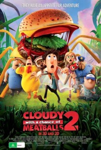 Cloudy With A Chance Of Meatballs 2 New Poster