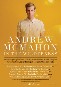 Andrew McMahon Tour Poster