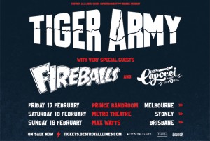 Tiger Army Tour Info