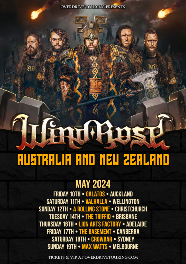 [MUSIC NEWS] WIND ROSE Announce Australian Tour Subculture Media